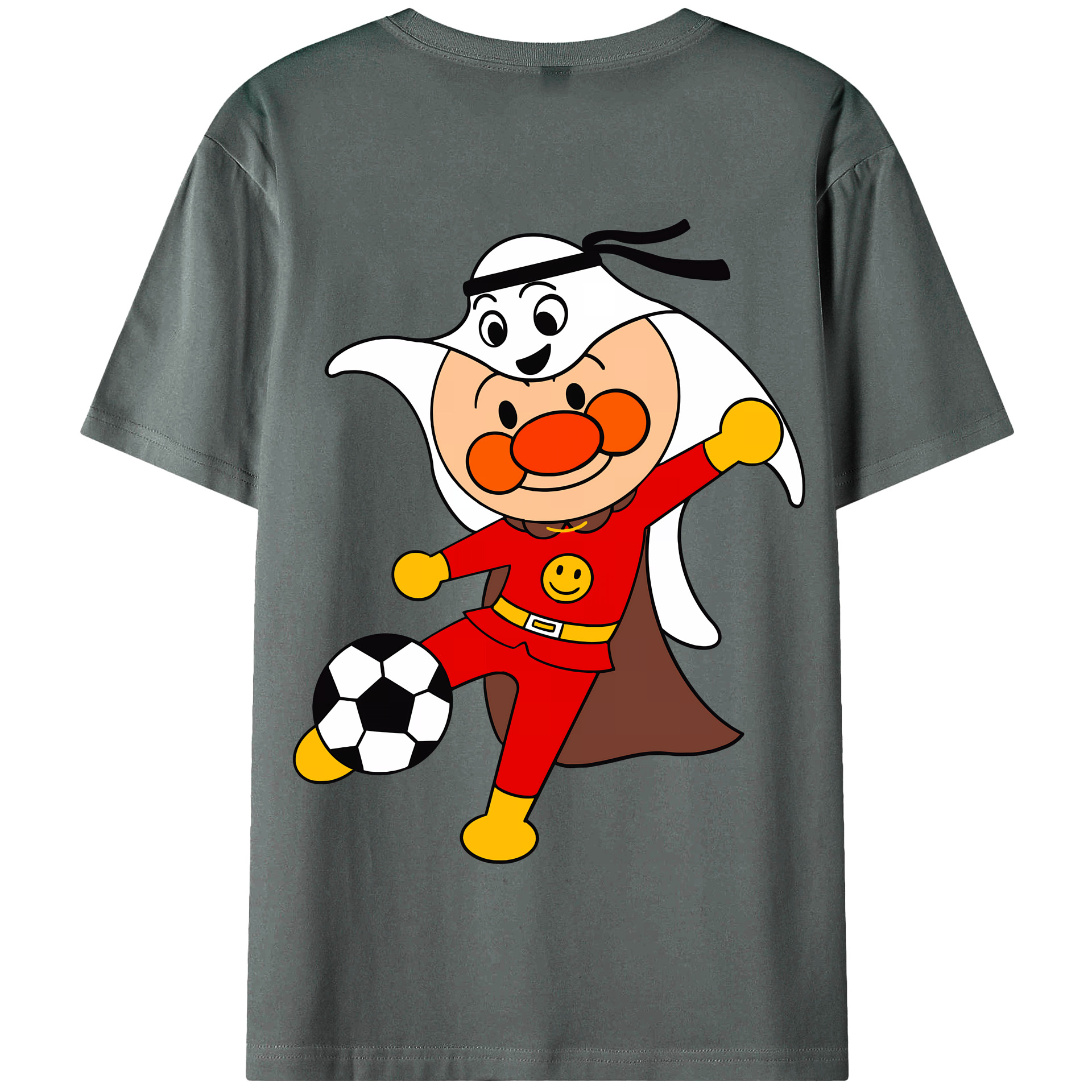 （画像用） アンパンマン Anpanman 綿100％半袖Tシャツ（背面プリント）